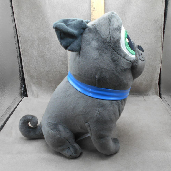 Disney Store Puppy Pals Bingo 10" Plush Black/Gray Pug Dog - Picture 3 of 8